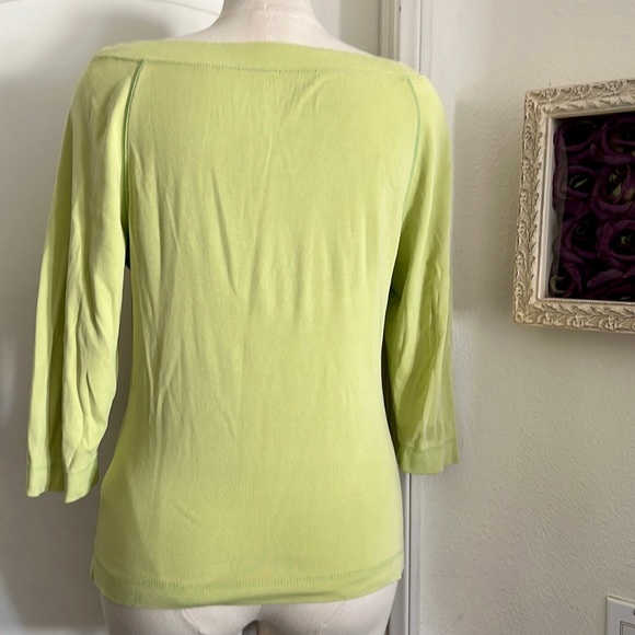High Sierra~2~Casual Tops / Red & Chartreuse - Picture 7 of 14